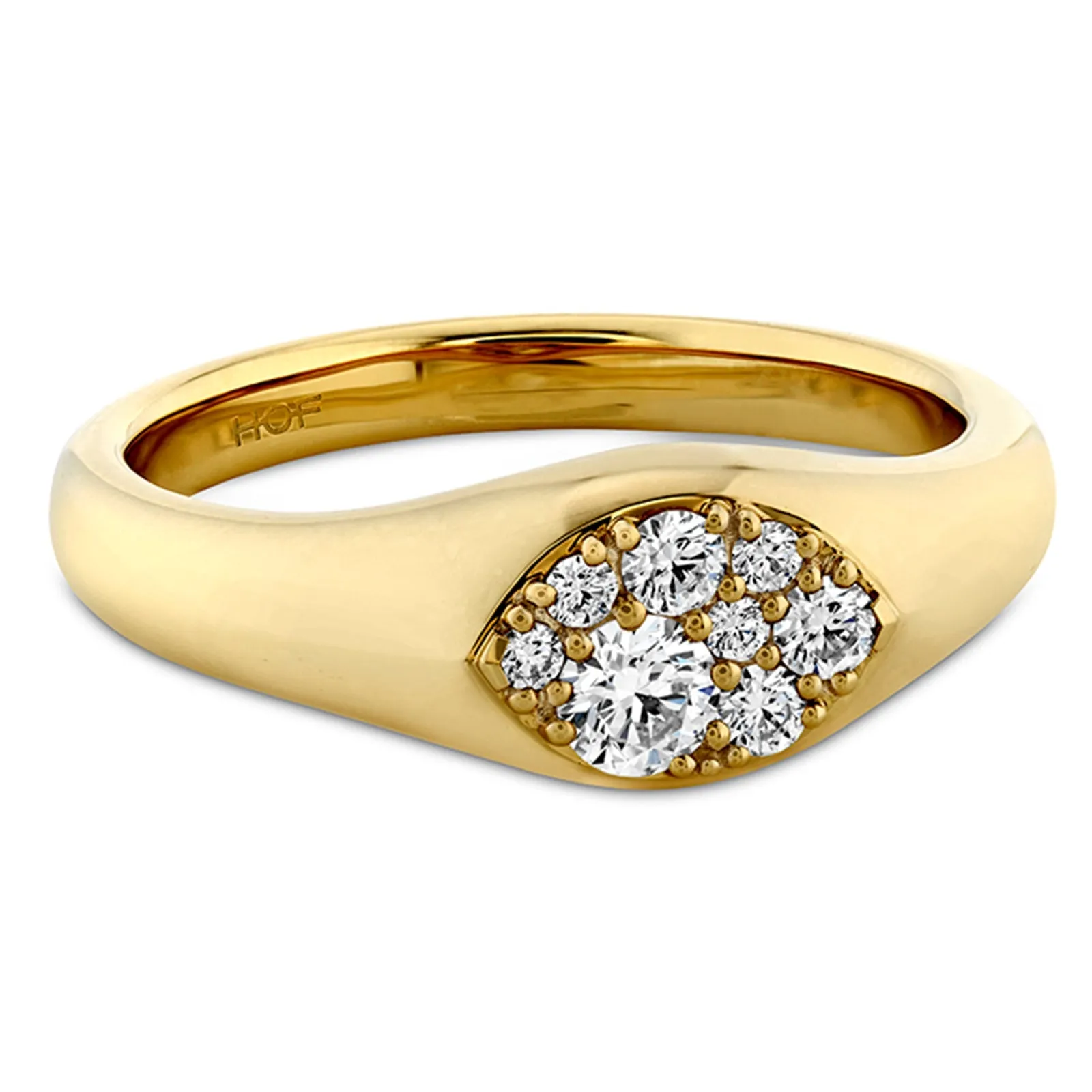 Tessa Navette Signet Ring