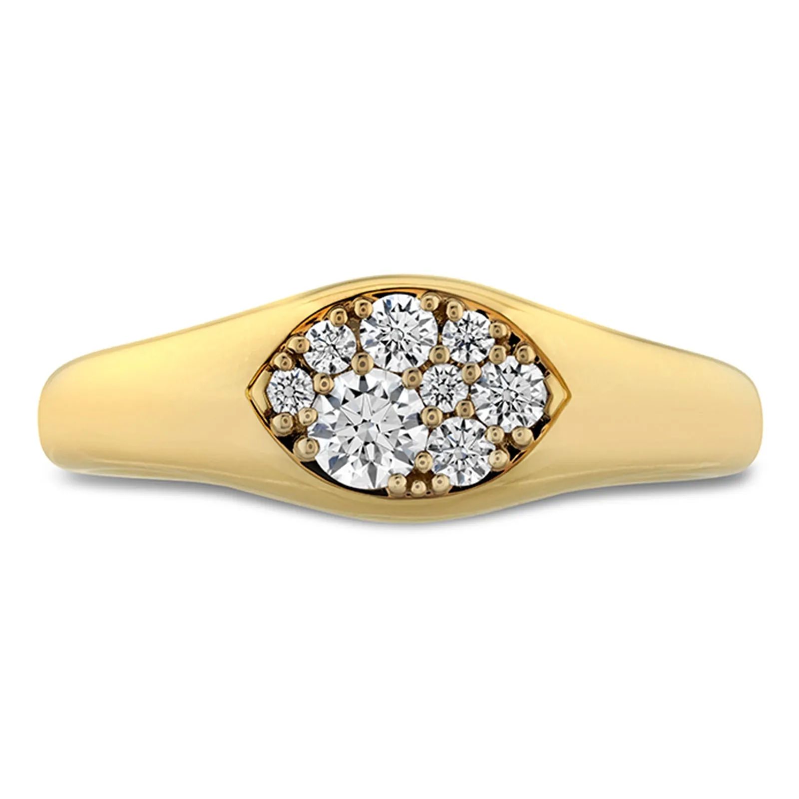 Tessa Navette Signet Ring