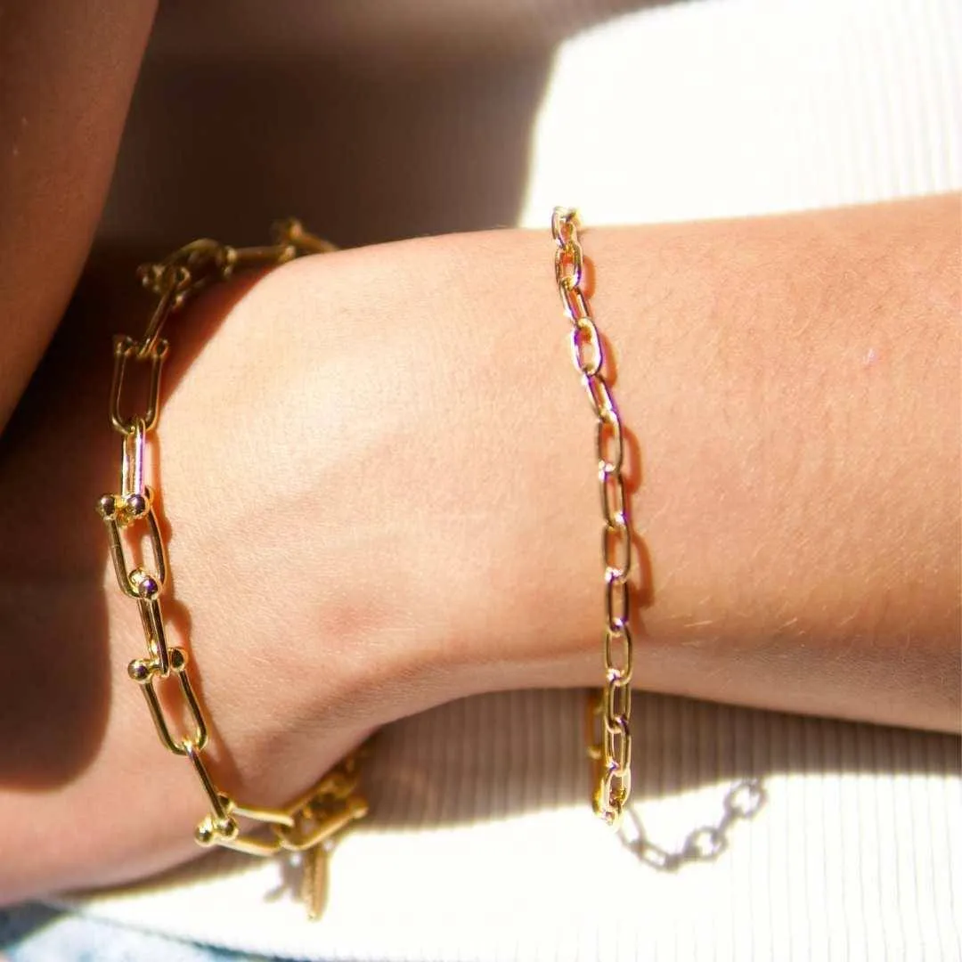 THE CHARLIE BRACELET - 18k gold vermeil