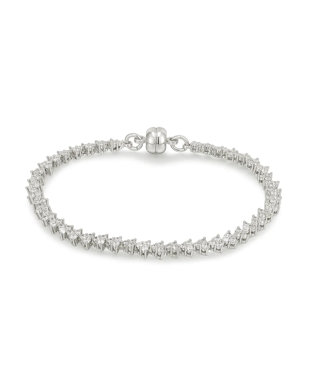 The Isabelle Stud Tennis Bracelet