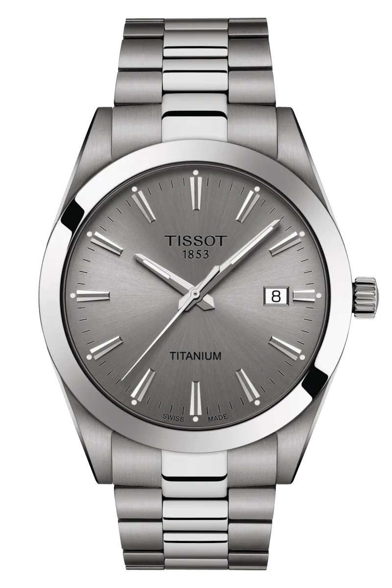 TISSOT - Gentleman Quartz Titanium Quartz | T127.410.44.081.00