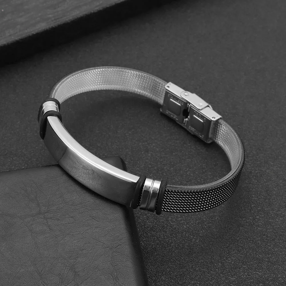 Titanium Bracelet for Men: Stylish Cross-Border Men's Bracelet by Planderful