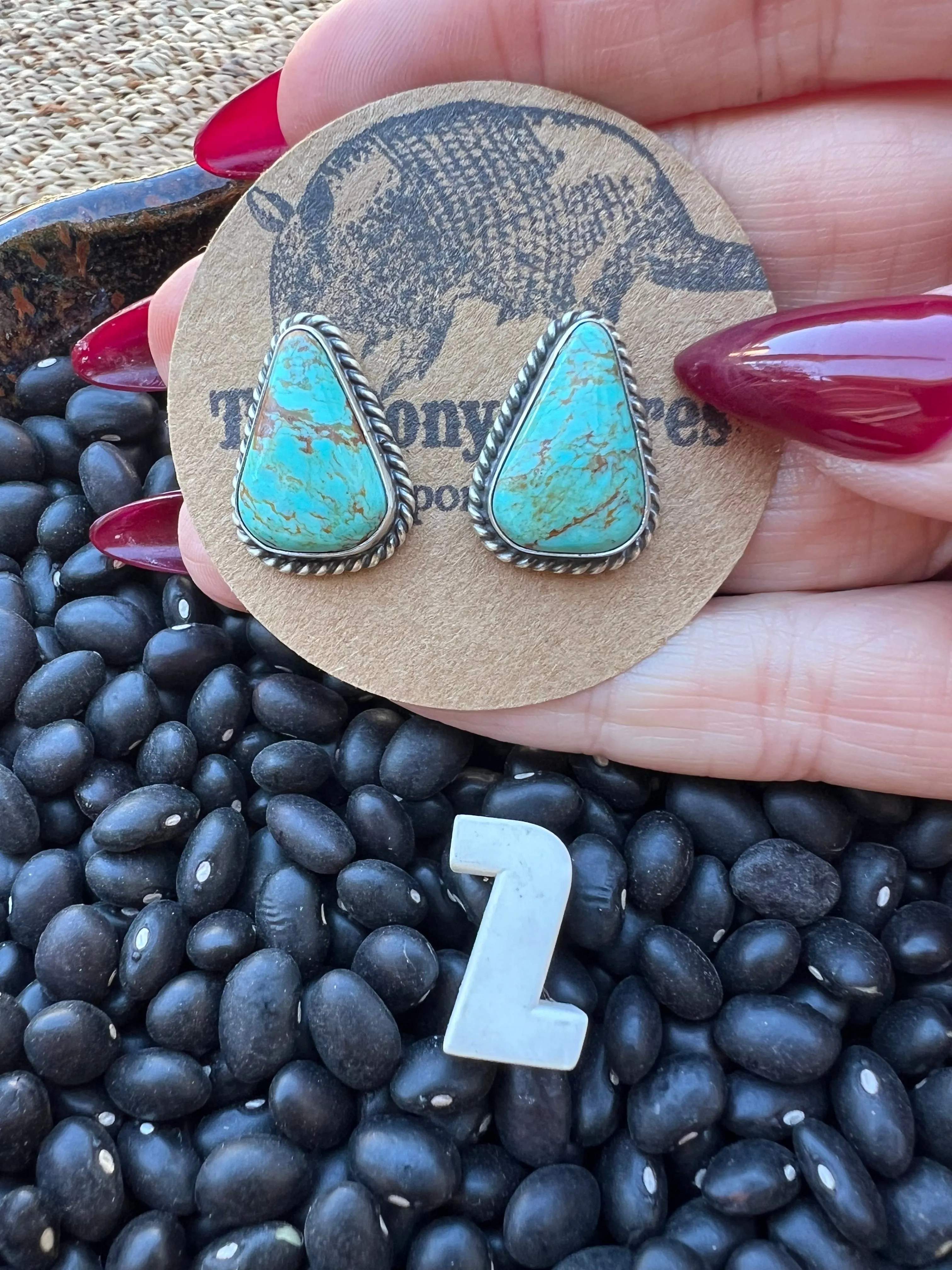 Turquoise Stud Earrings