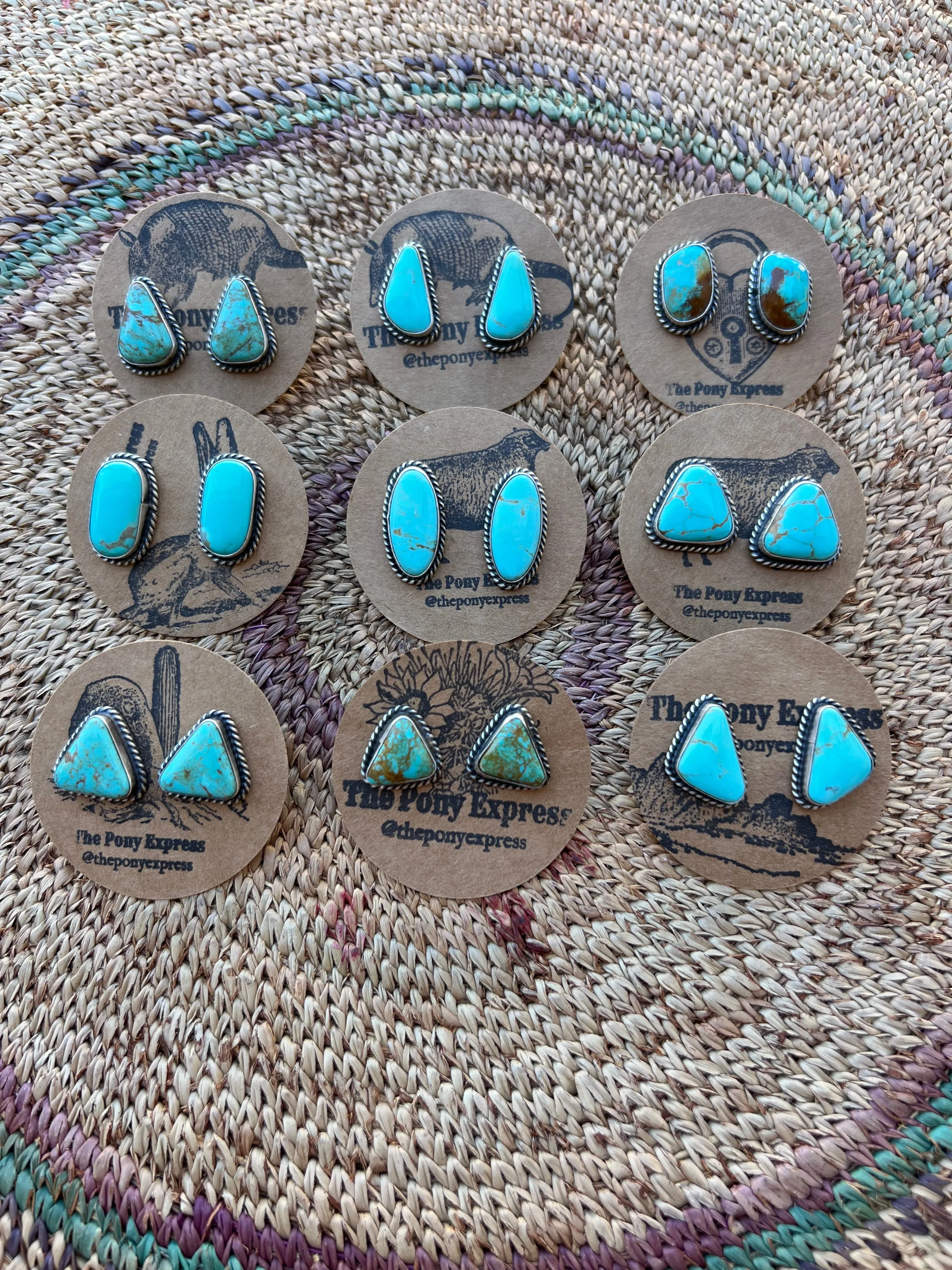 Turquoise Stud Earrings