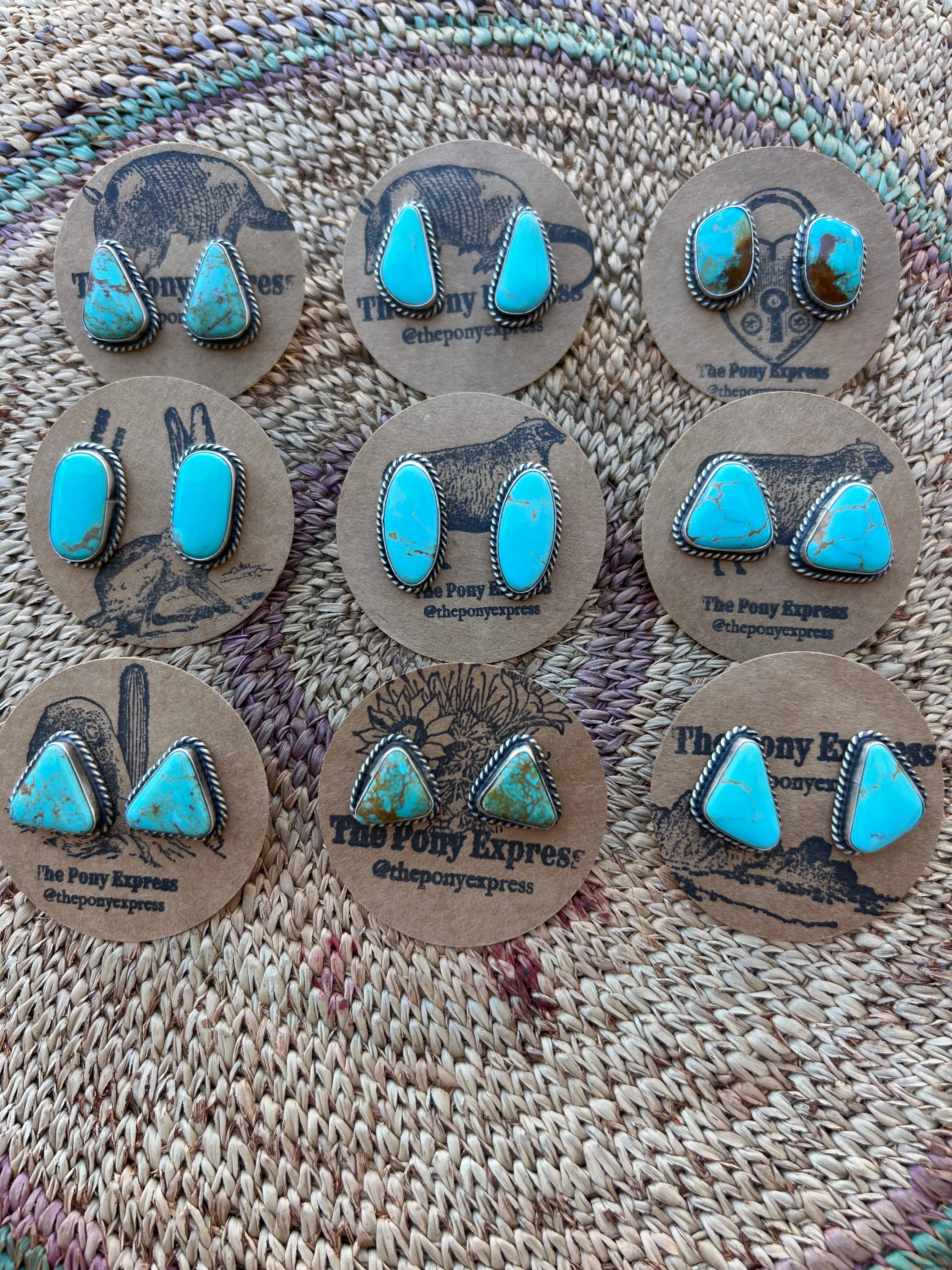 Turquoise Stud Earrings