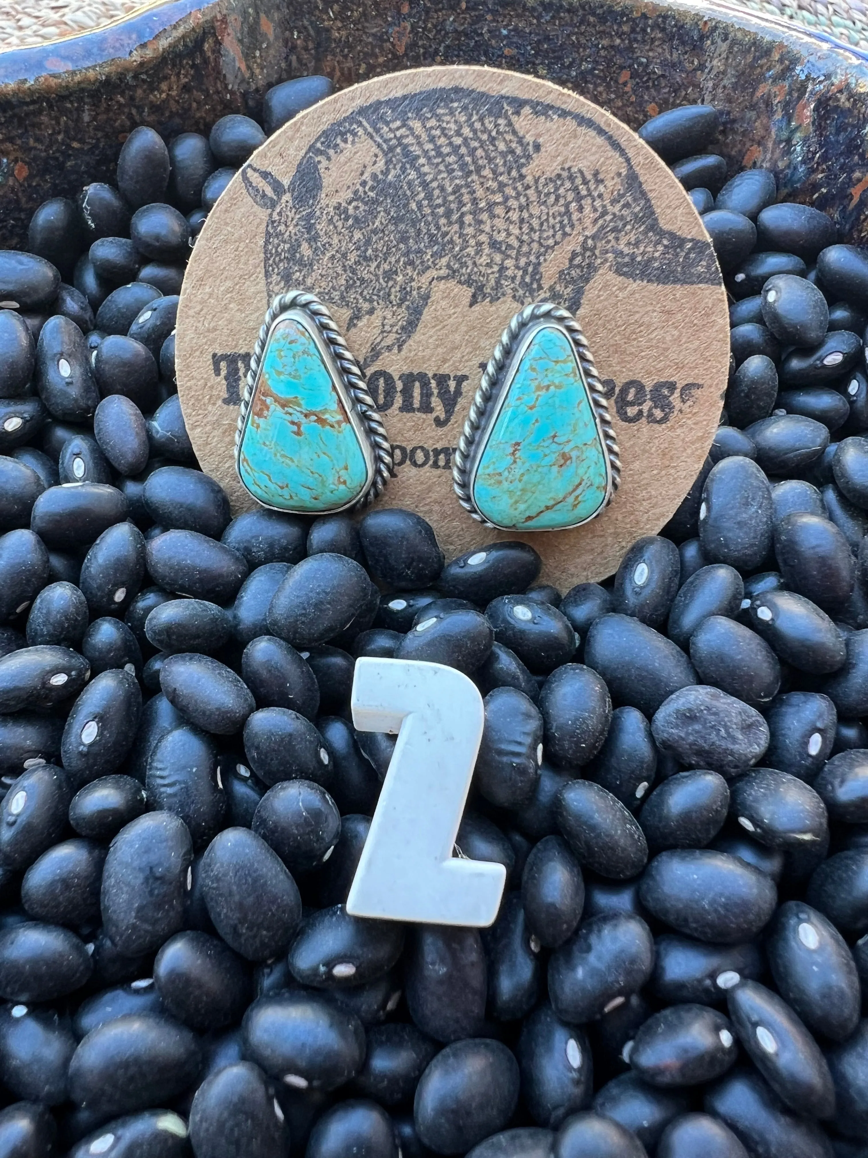 Turquoise Stud Earrings