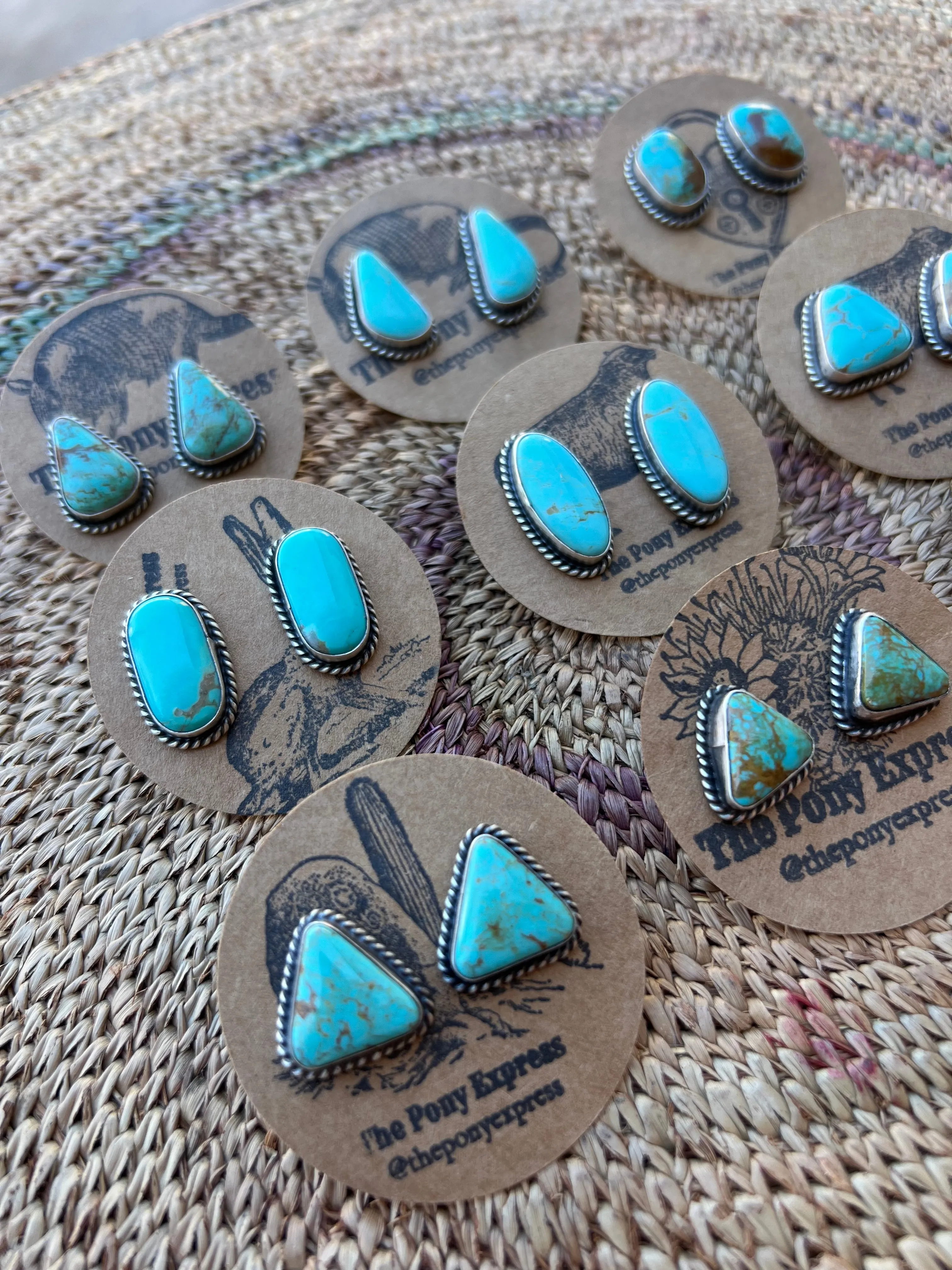 Turquoise Stud Earrings