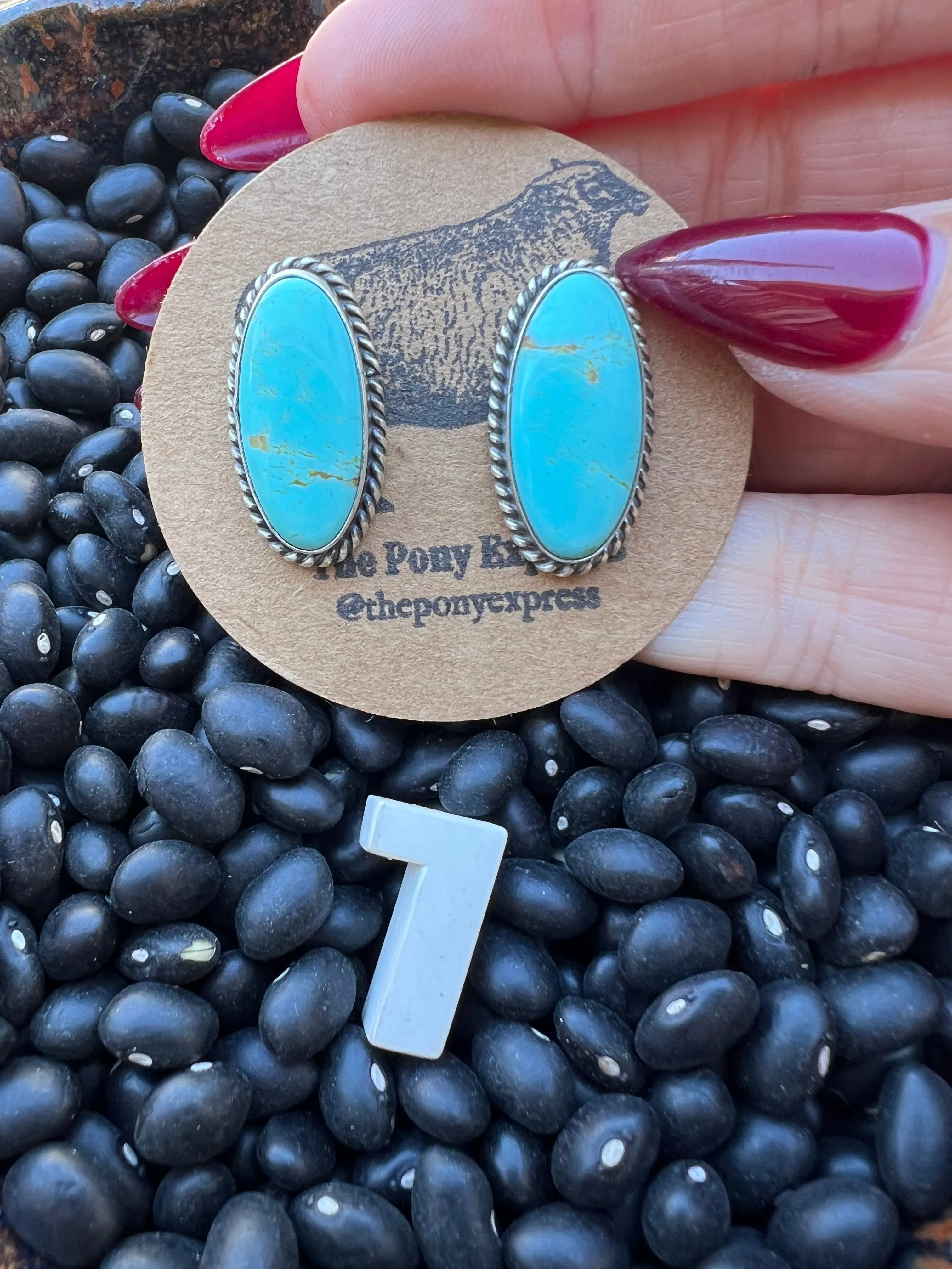 Turquoise Stud Earrings