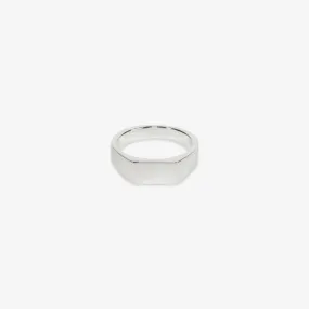 Type 003 Rectangle Signet Ring Silver