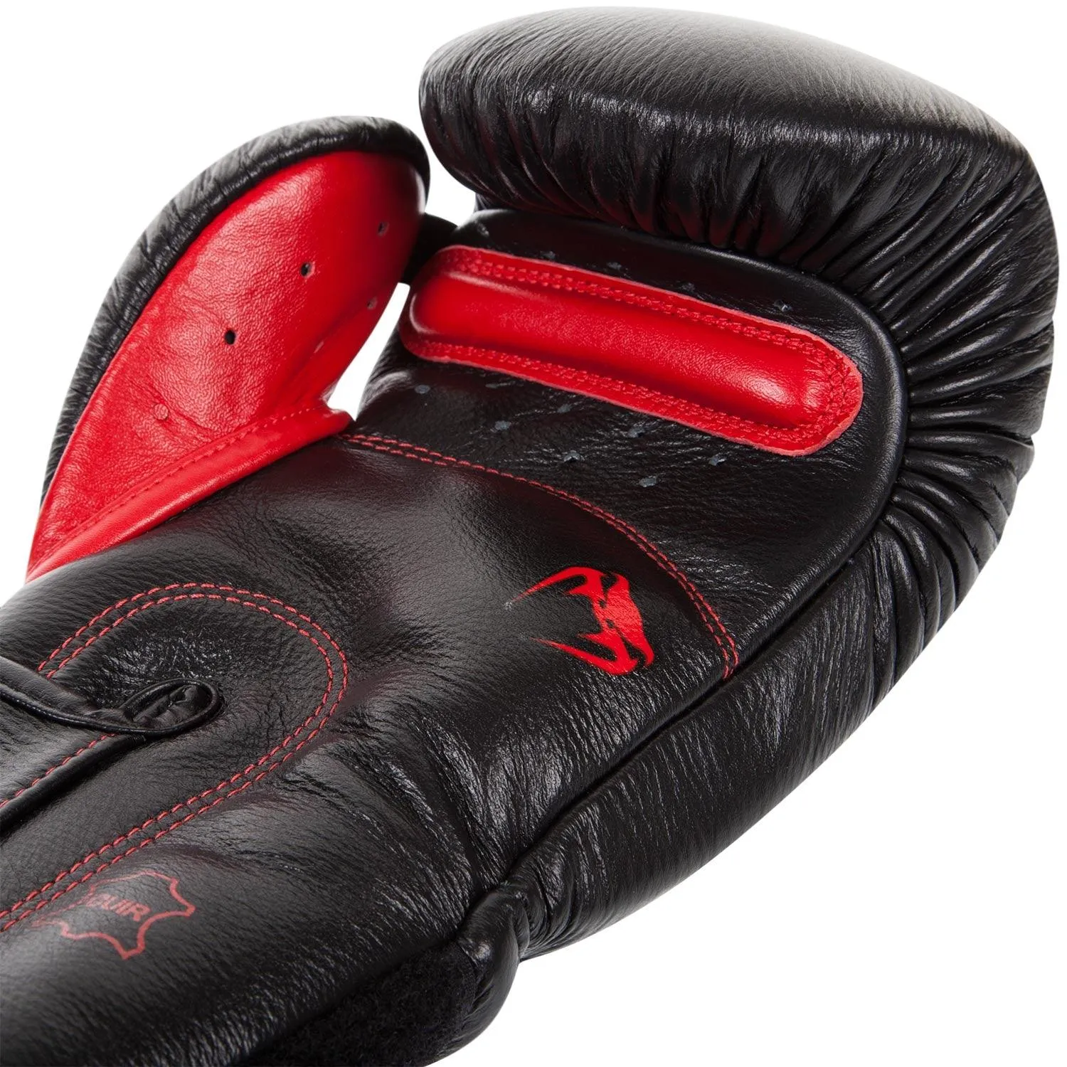 Venum Giant 3.0 Boxing Gloves - Nappa Leather - Black Devil