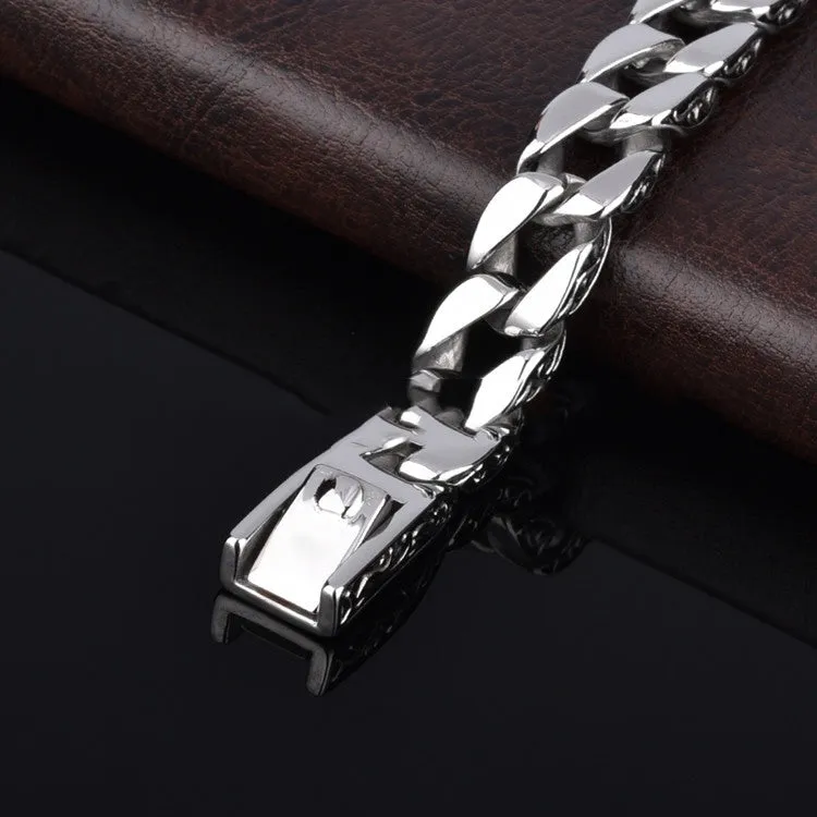 Vintage personality titanium steel bracelet