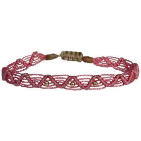 WEB KIDS BRACELET IN PINK AND ROSE GOLD