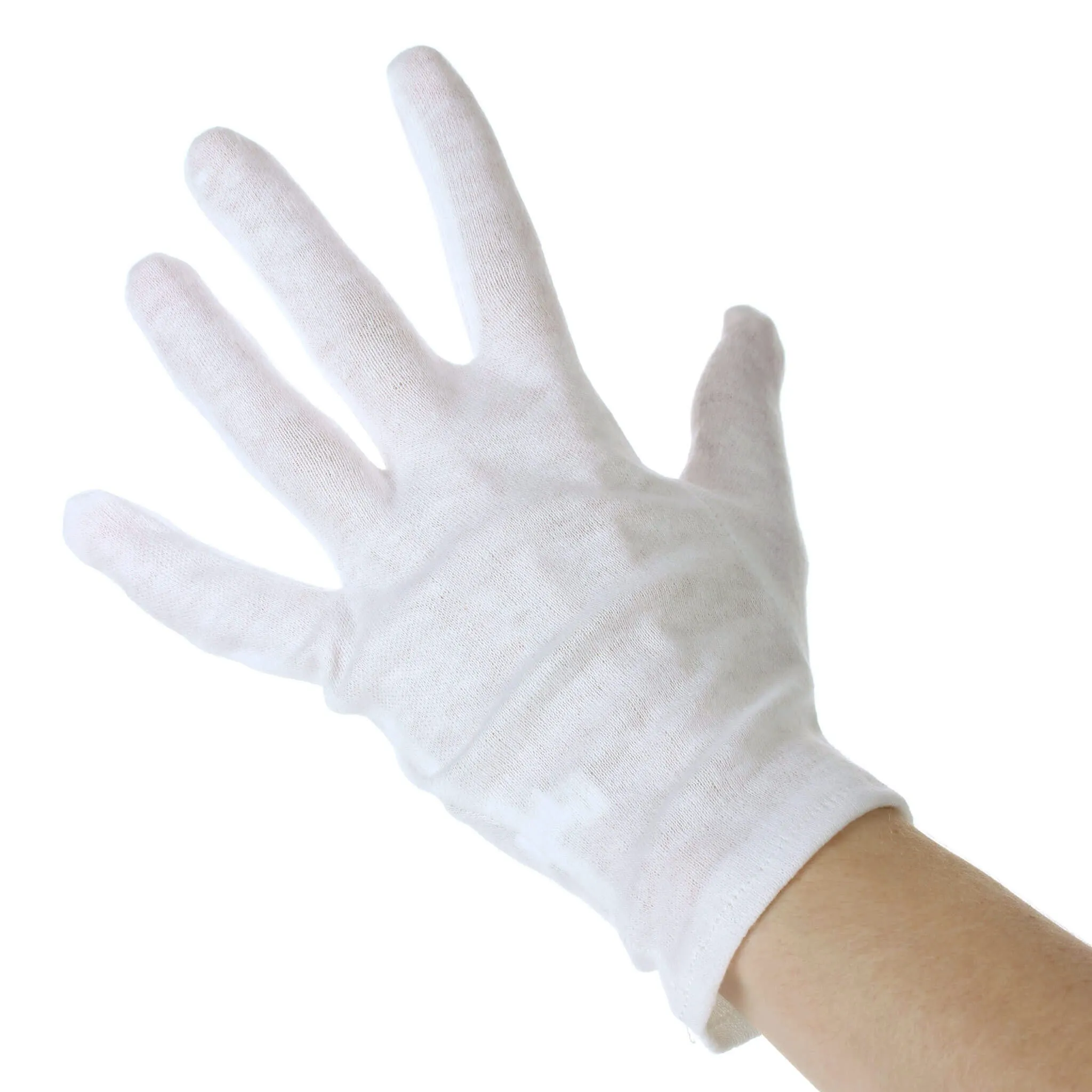 White Cotton Moisturizing Gloves