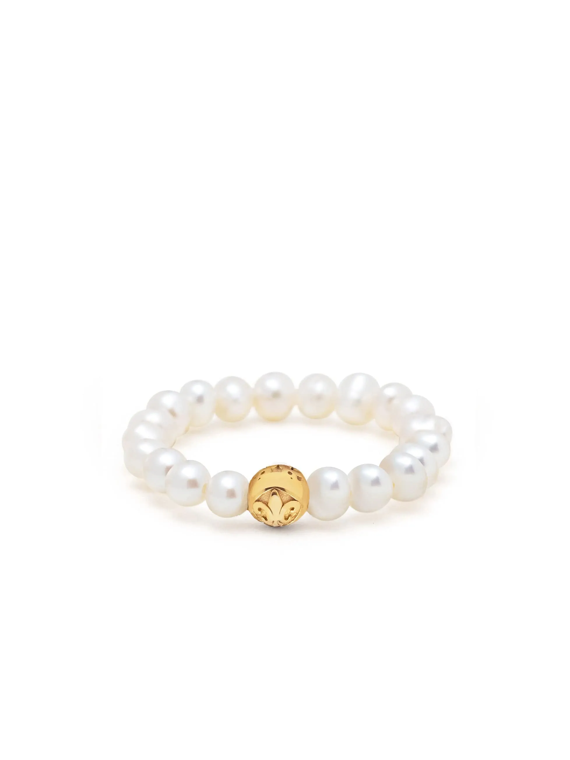 Women's Beaded Pearl Ring