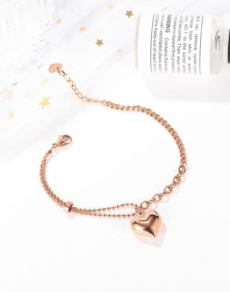 Women's Fashion Beautiful Heart Bracelet