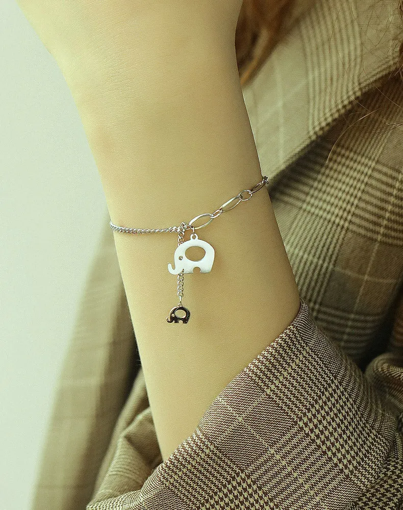 Women's Fashion Elephant Bracelet