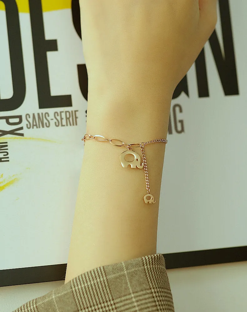 Women's Fashion Elephant Bracelet