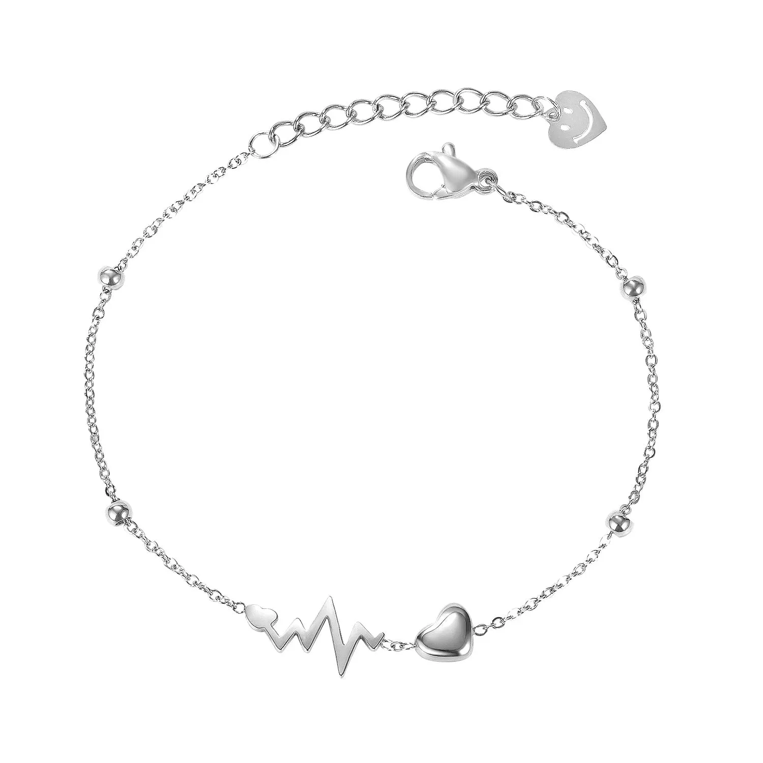 Women's Fashion Heart Beat Bracelet