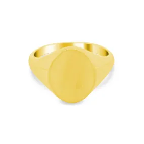 Women's Oval Signet Ring - Medium