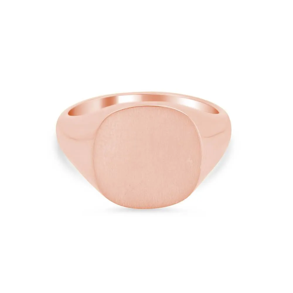 Women's Square Signet Ring - Large