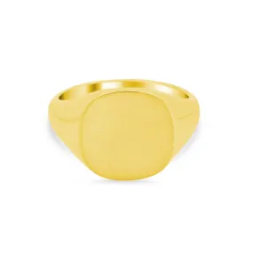 Women's Square Signet Ring - Large