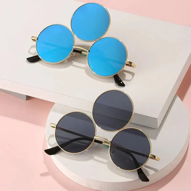 Women’s sunglasses personality retro metal glasses