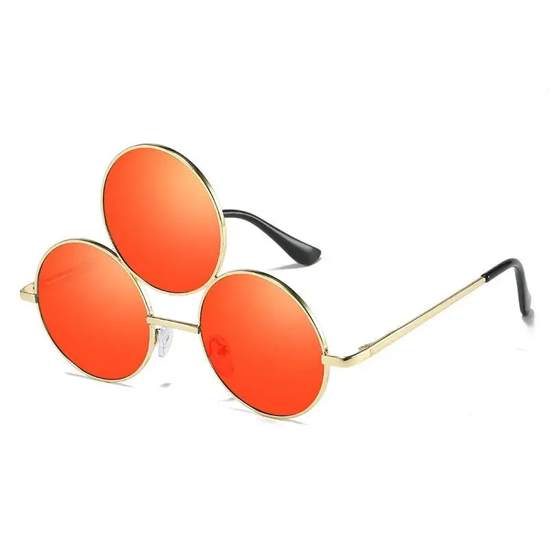 Women’s sunglasses personality retro metal glasses