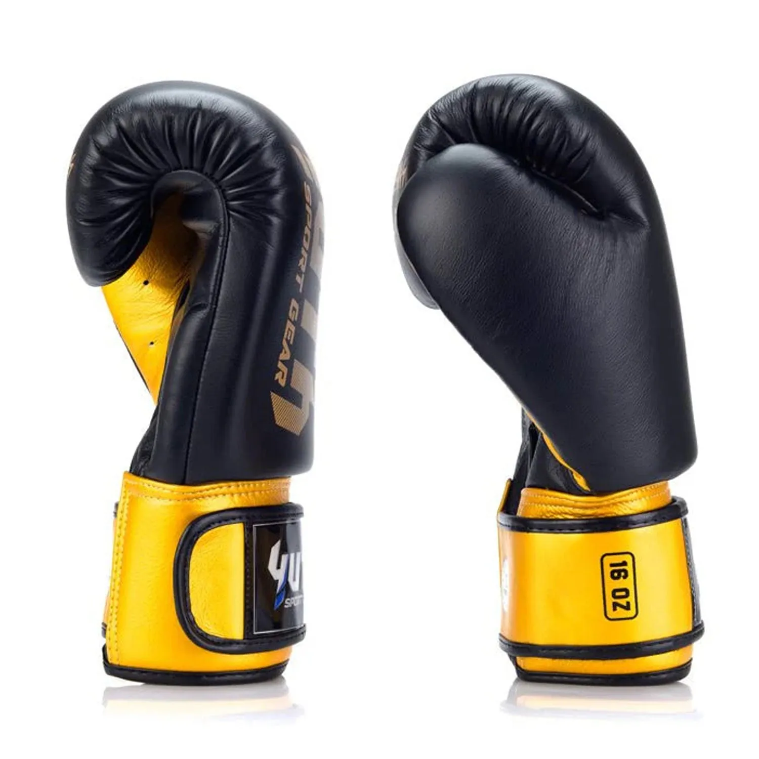 Yuth Boxing Gloves - Gold Line Black-Gold