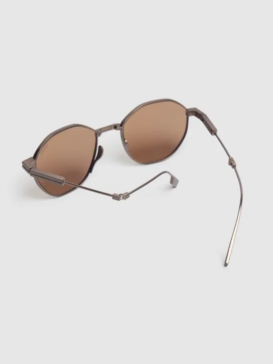 Zegna   Foldable titanium sunglasses 